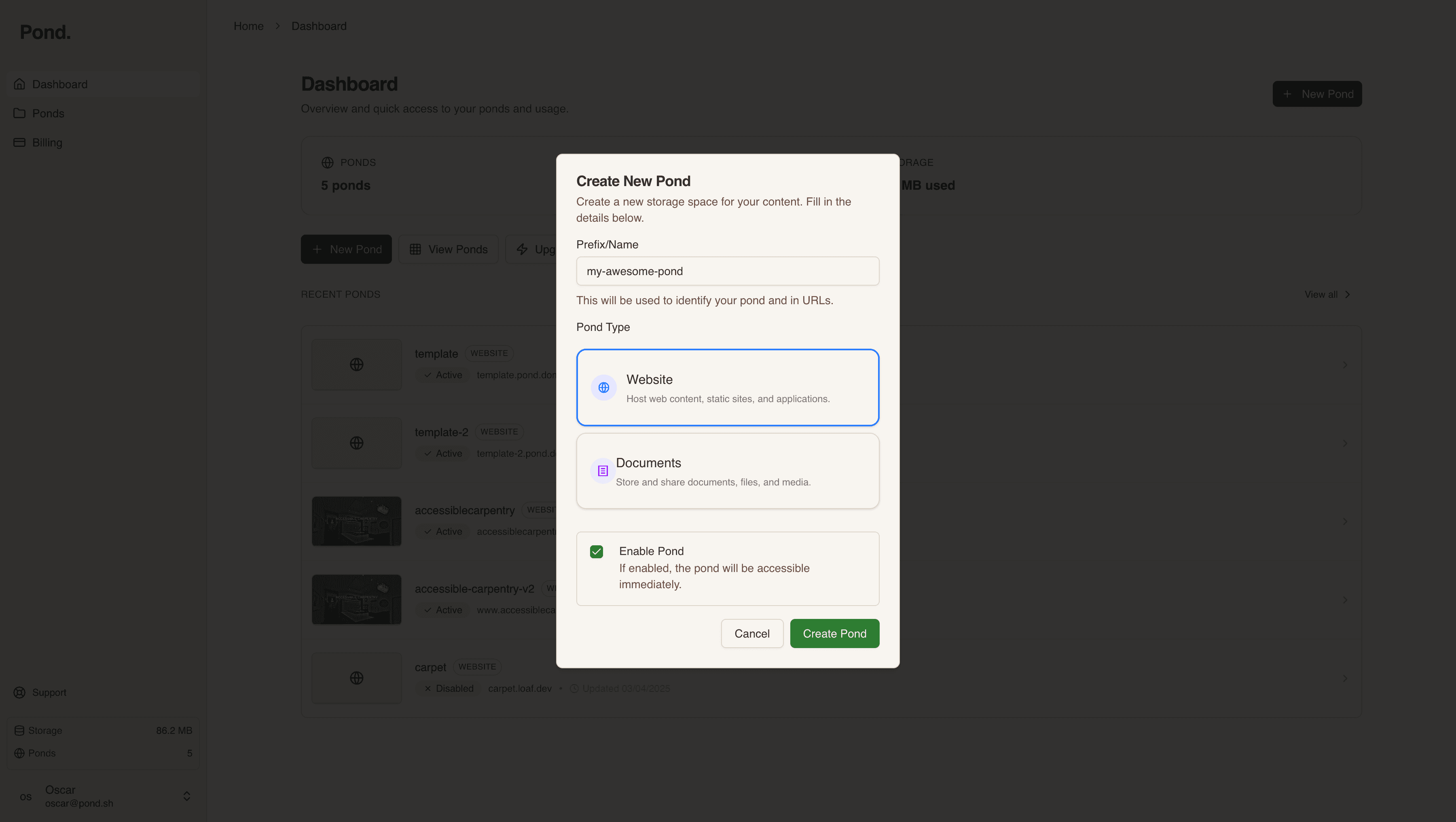 Create placeholder